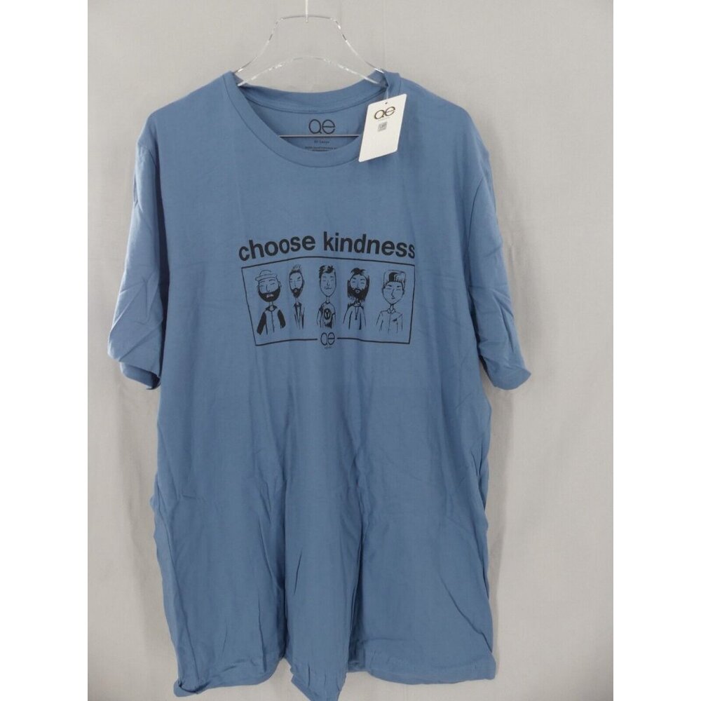 QE Queer Eye XX-Large Shirt Choose Kindness Cast Blue NWT